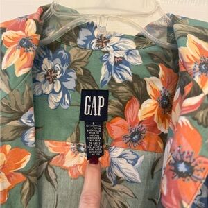 GAP 90s Floral Drop Waist Dress